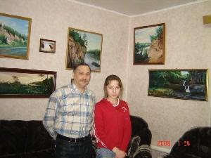 Встреча с художником-любтителем Кучукбаевым Р. С.