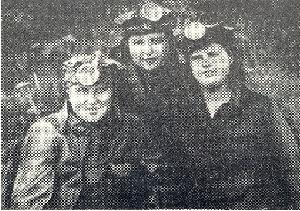 женщины — шахтерки. 1943г.