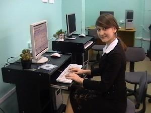Елена Гордеева и компьютер Большие друзья