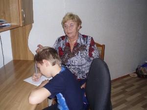 Селезнев Дима берет интервью у бабушки, Селезневой И.И.