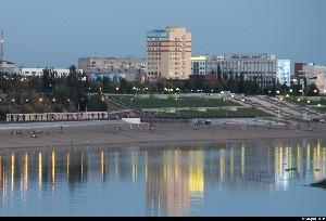 Набережная города Павлодара